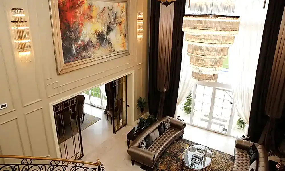 Villa Dekorasyon Fikirleri 17 Villa Oturma Odası Dekorasyonunda Aksesuarlarıa Yer Verin